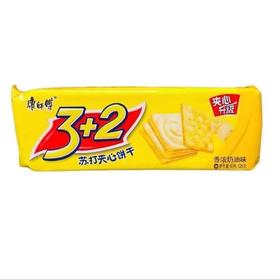 康师傅3+2苏打夹心饼干奶油味125g