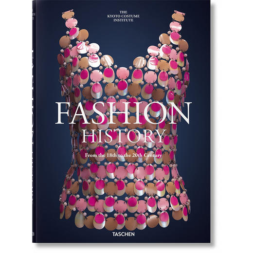 18至20世纪的时尚史 大开本 塔森出版社Taschen 英文原版 Fashion History 商品图0