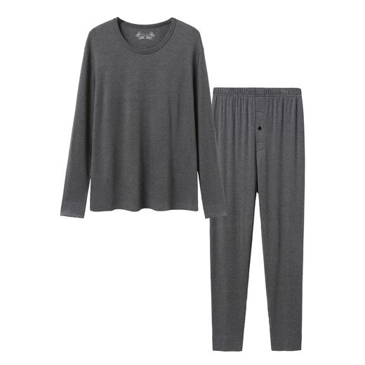 【特惠不退换】秋冬季中厚款保暖套装圆领纯色男士内搭打底套装  NDKT150005 商品图1