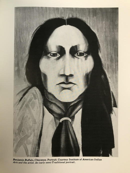 大地之歌：美国印第安画作图集 32幅彩色与130幅黑白插图 精装16开 商品图11