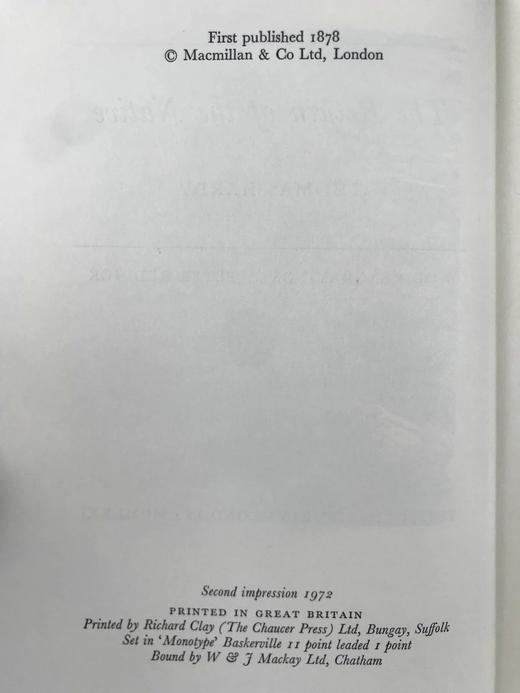 托马斯·哈代《还乡》（1972） 数十幅木版画插图 精装18开带书匣 商品图3