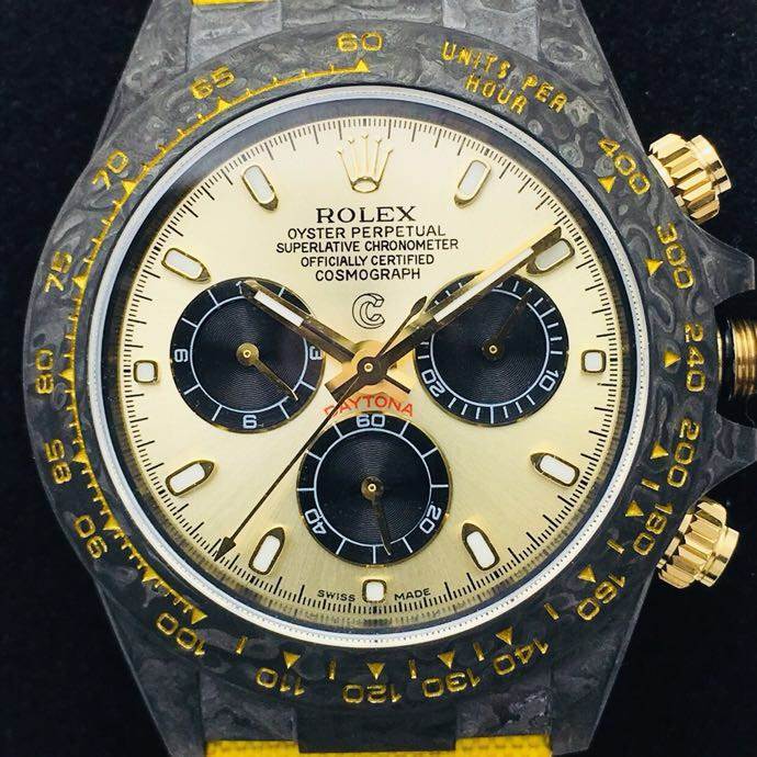 WWF厂劳力士迪通拿碳纤维复刻表评测