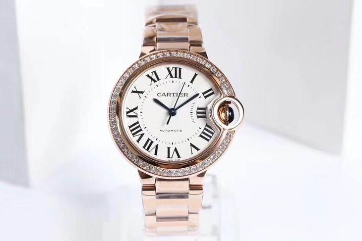 TW厂(台湾厂)卡地亚蓝气球33mm女士机械复刻表评测