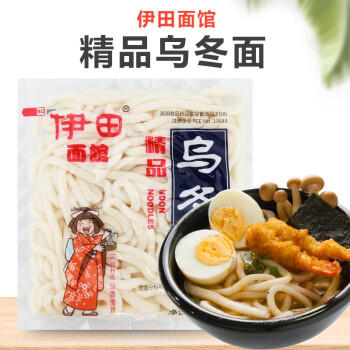 伊田面馆 日式乌冬面200g*5袋 方便速食面 拌面汤面火锅面鲜面条 商品图4