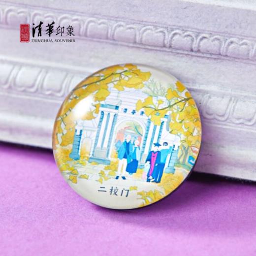 水木拾萃•典藏款清华建筑水晶冰箱贴套装 商品图2