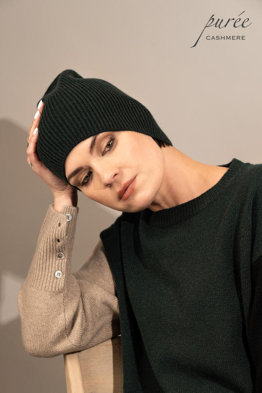 #1959 「ESSENTIAL BEANIE」 100% CASHMERE  羊绒无缝冷帽 商品图5