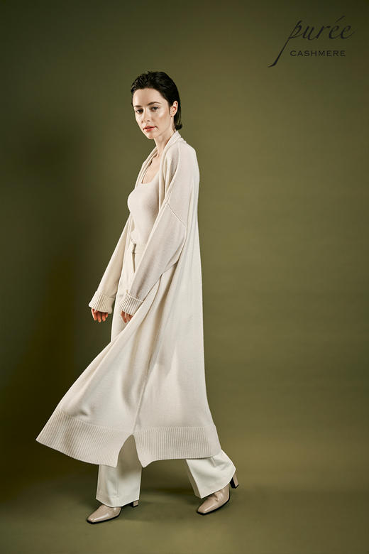 #1983 「MAX WRAP」 100% CASHMERE  长睡袍开衫 商品图4