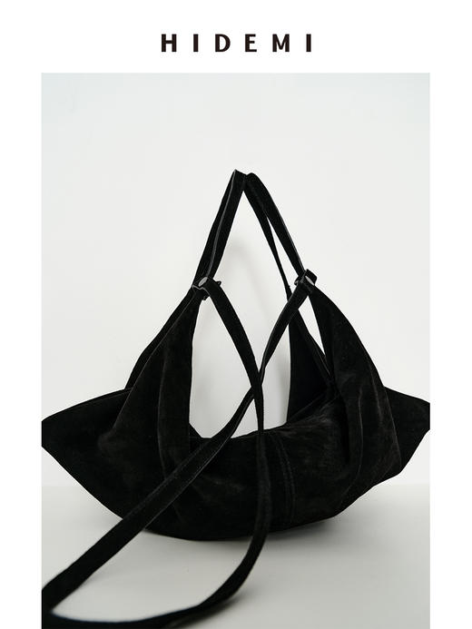HIDEMI 行囊系列麂皮小号两用包 商品图9