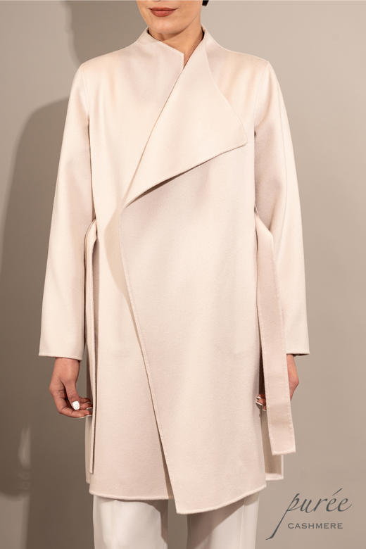 #0518 「ASYMMETRIC COAT 」 100% CASHMERE   不对称设计大衣 商品图2