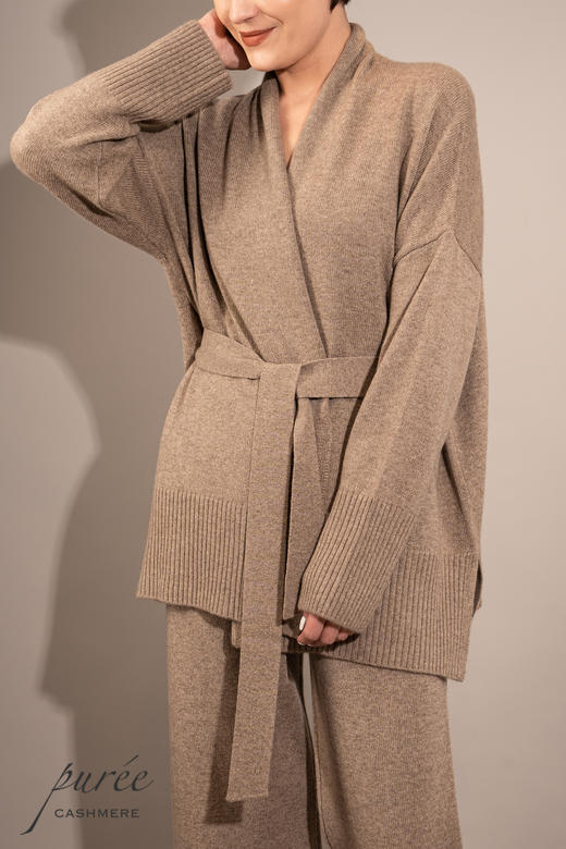 #1963 「GET WRAPPED CARDIGAN」 100% CASHMERE  短睡袍开衫 商品图4