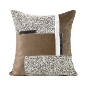 悦珑湾阳台灰棕抱枕 商品图0