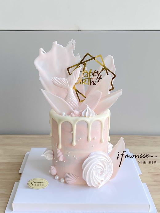 「女士」粉色美人鱼 红丝绒蛋糕（奶酪霜夹层）） 商品图0