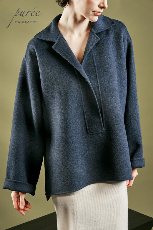 #0208「POLO SHORT COAT」 85%WOOL 15%CASHMERE  POLO领短大衣 商品图1