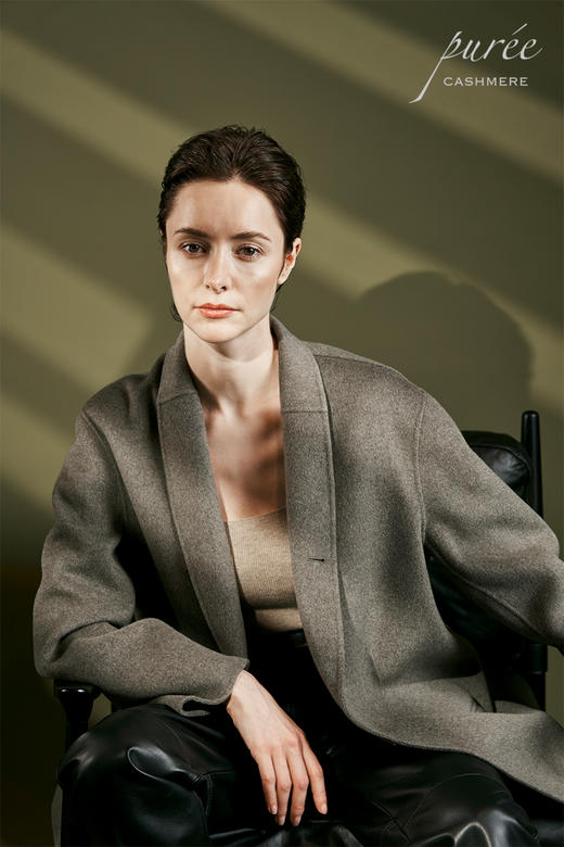#0901「THE FRENCH BLAZER」85%WOOL 15%CASHMERE 法式窄青果领短大衣 商品图1