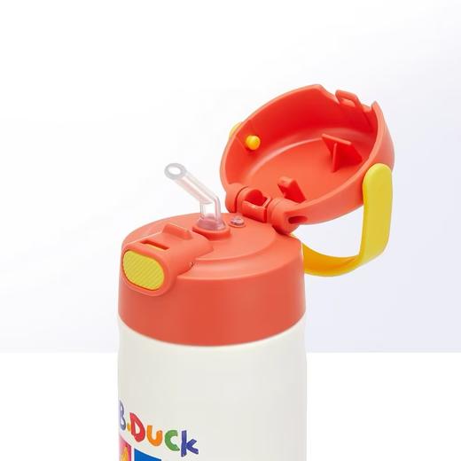 膳魔师THERMOS 小黄鸭联名316L儿童吸管保温杯水杯儿童保温杯喝水杯子学生水壶 商品图3