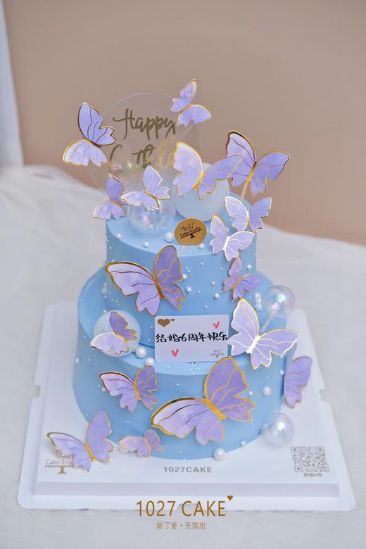 1027CAKE | 双层 梦幻蝴蝶款  女神款 紫色 商品图1