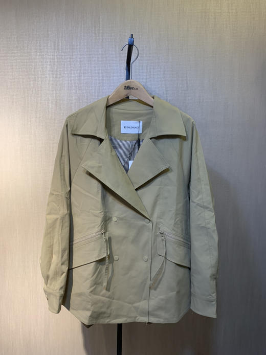 水淼2023秋新款简约气质休闲风衣7518 商品图9