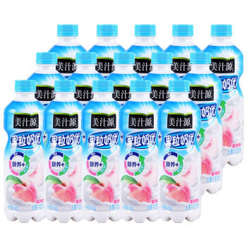 可口可乐（Coca-Cola）美汁源 Minute Maid 果粒奶优饮料 蜜桃味  450g*15瓶 商品图3