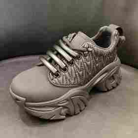 LFGJ 5257乐魔女鞋真皮系带松糕厚底老爹鞋休闲运动鞋