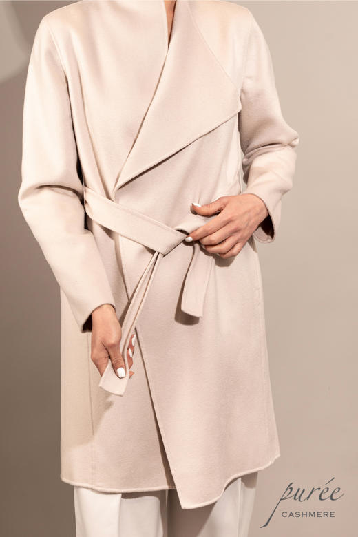 #0518 「ASYMMETRIC COAT 」 100% CASHMERE   不对称设计大衣 商品图3