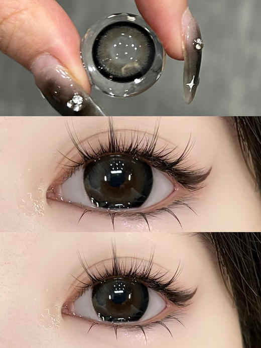 平价大直径丨黑糖椰汁·EallaGirl丨14.5mm（年抛/2片装） 商品图3