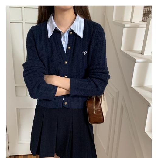 女毛织拼梭织上衣8355 商品图4