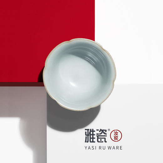 汝窑 葵口杯 商品图3