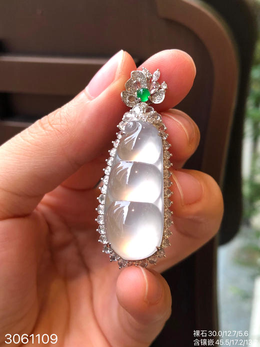 玻璃种福豆吊坠    79999【3061109】 商品图2