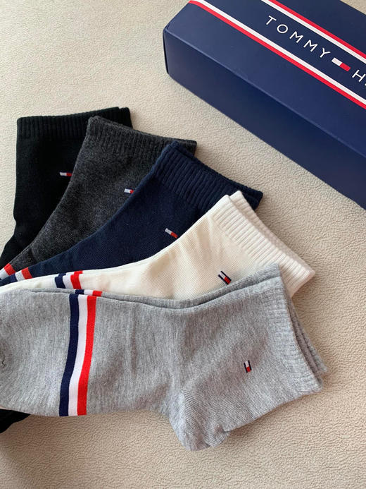Tommy*男袜原价104一盒 五双 外贸出口单 商品图11