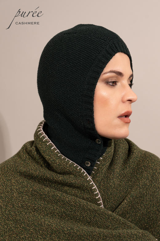 #1960 「BALACLAVA」 100% CASHMERE  羊绒巴拉克拉法帽 商品图4