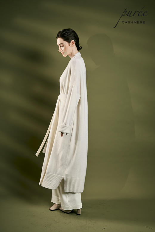 #1983 「MAX WRAP」 100% CASHMERE  长睡袍开衫 商品图5