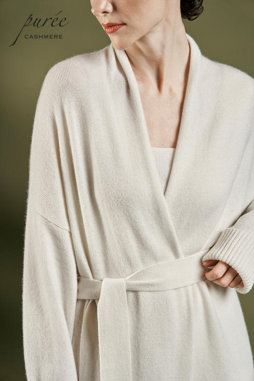 #1983 「MAX WRAP」 100% CASHMERE  长睡袍开衫 商品图2