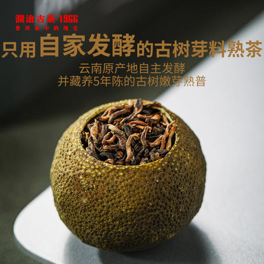 【茶礼】澜沧古茶茶妈妈小青柑陈皮普洱熟茶新会柑普茶叶12颗礼盒装 商品图5