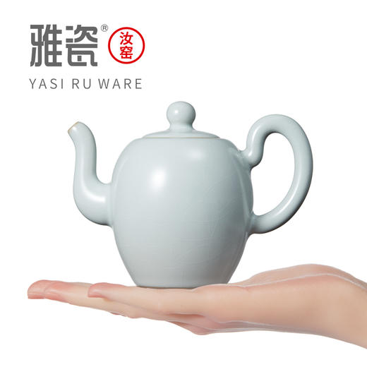 汝窑美人肩壶套装（一壶六杯） 商品图3