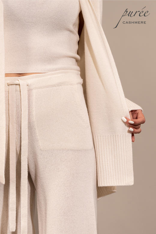 #1963 「GET WRAPPED CARDIGAN」 100% CASHMERE  短睡袍开衫 商品图5