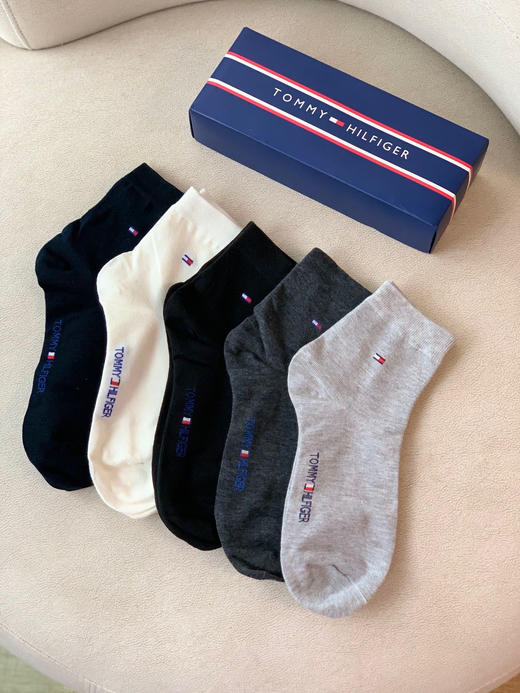 Tommy*男袜原价104一盒 五双 外贸出口单 商品图5