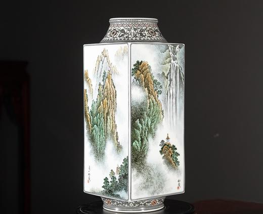 山水四方镶器 商品图0