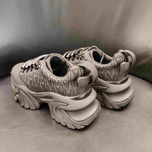 LFGJ 5257乐魔女鞋真皮系带松糕厚底老爹鞋休闲运动鞋 商品图8