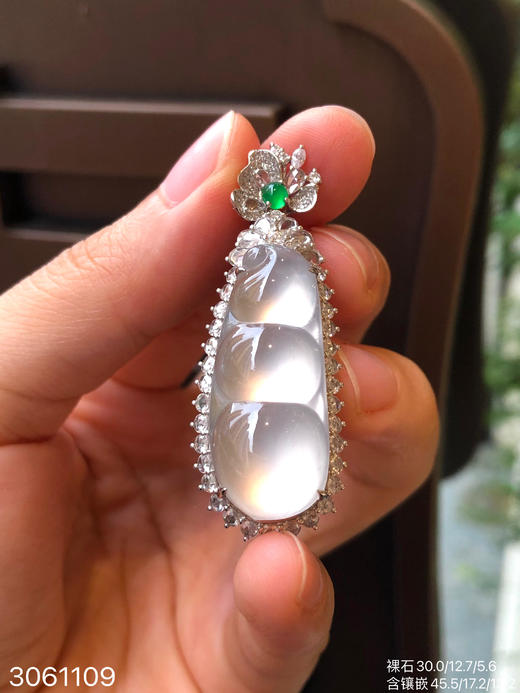 玻璃种福豆吊坠    79999【3061109】 商品图0