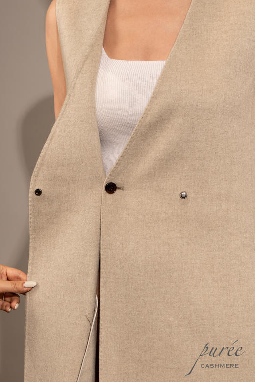 #0515 「VEST DRESS」 85%WOOL 15% CASHMERE  马甲裙 商品图4