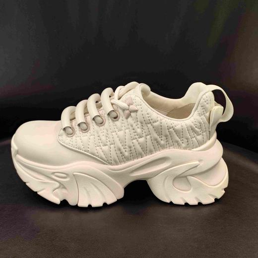 LFGJ 5257乐魔女鞋真皮系带松糕厚底老爹鞋休闲运动鞋 商品图3