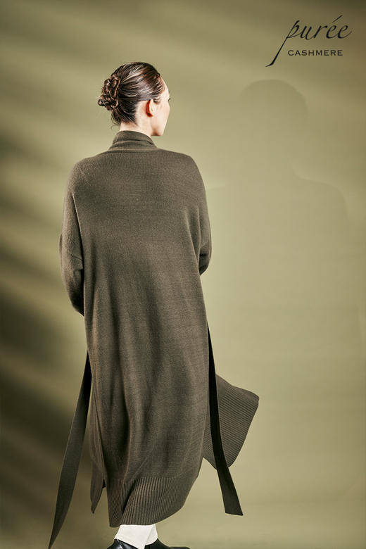 #1983 「MAX WRAP」 100% CASHMERE  长睡袍开衫 商品图6