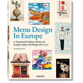 欧洲菜单设计 多语种 塔森出版社Taschen 英文原版 Menu Design in Europe