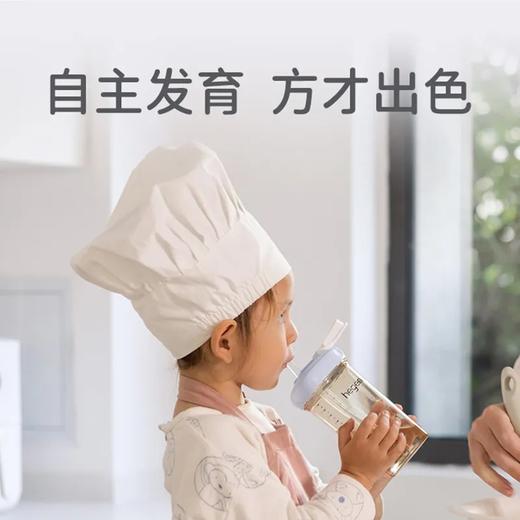【上新新款浪漫紫色】hegen吸管杯儿童学饮杯婴儿9个月以上吸管杯儿童宝宝多功能水杯 商品图3