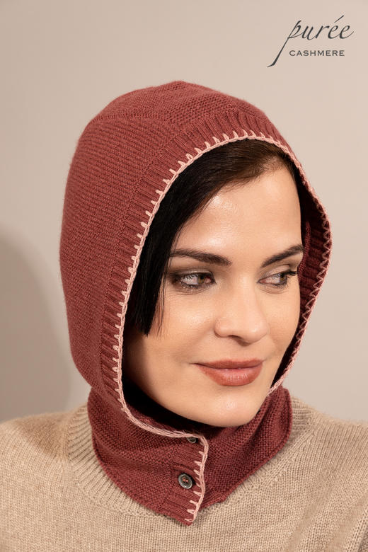 #1960 「BALACLAVA」 100% CASHMERE  羊绒巴拉克拉法帽 商品图6