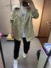 水淼2023秋新款简约气质休闲风衣7518 商品缩略图0