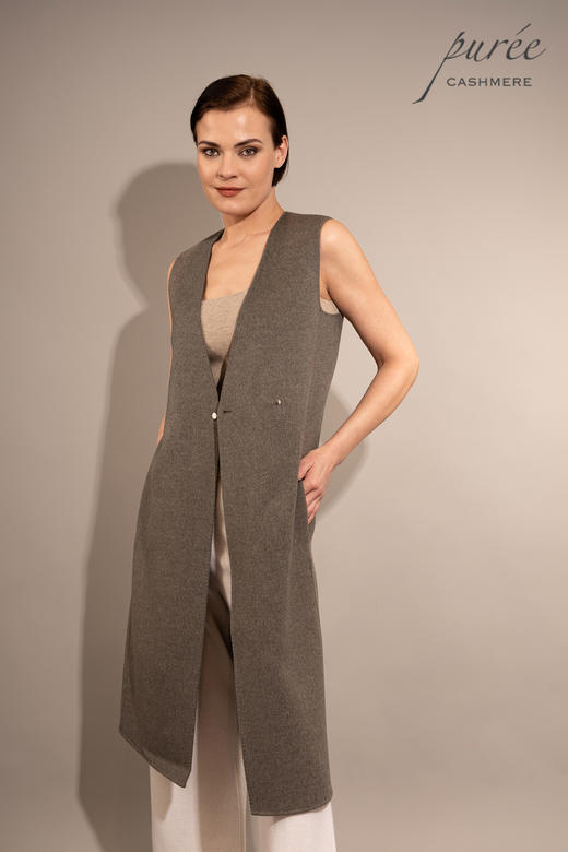 #0515 「VEST DRESS」 85%WOOL 15% CASHMERE  马甲裙 商品图1