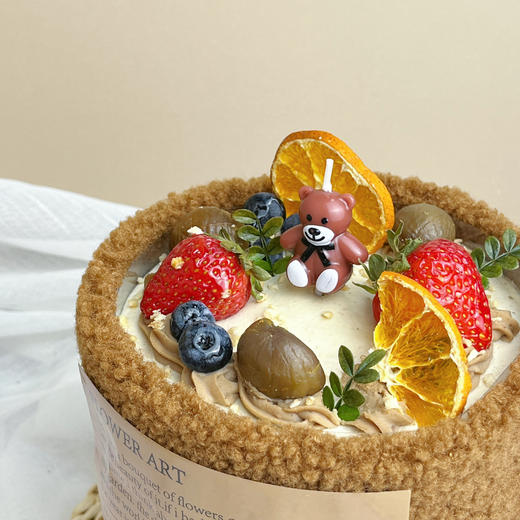 毛绒小熊花束蛋糕 | 烤爱 商品图2