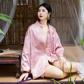 FLZD-A9433粉色小香风提花套装女秋季巨显瘦气质感小个子休闲短裤两件套