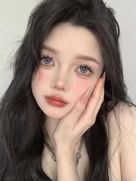 【无售后无赠品】lolilook月抛 青梅煮酒/人鱼沙滩/冰山极光/金色传说 14.2mm 非离子 绿/紫/金棕 商品图5